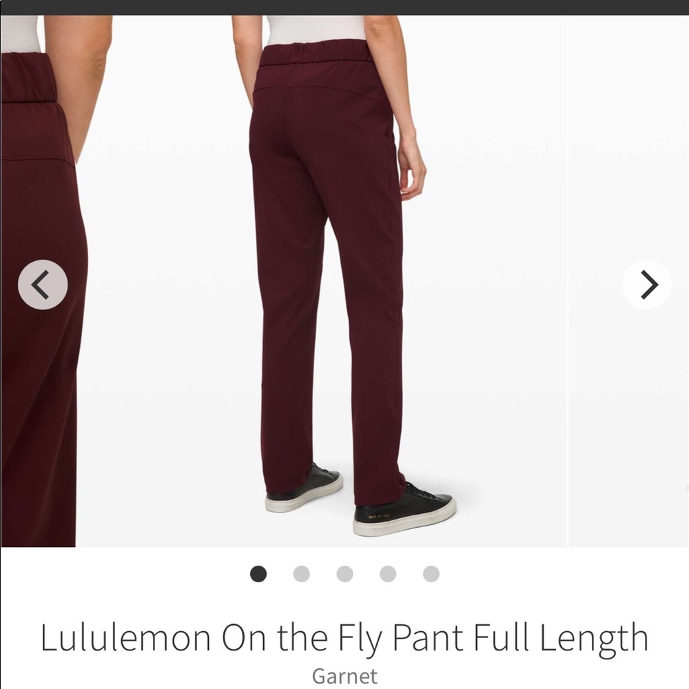 Lululemon On the Fly Pant